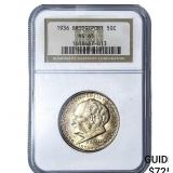 1936 Bridgeport Half Dollar NGC MS65