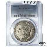 1883-S Morgan Silver Dollar PCGS VF20