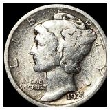 1921 Mercury Dime LIGHTLY CIRCULATED