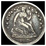 1856-O Silver Seated Liberty Half Dime NEARLY  UN
