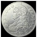 1812 Capped Bust Half Dollar NEARLY  UNCIRCULATED