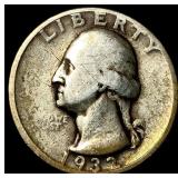 1932-D Silver Washington Quarter LIGHTLY  CIRCULA