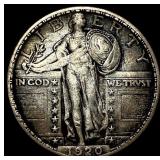 1920-S Silver Standing Liberty Quarter HIGH  GRAD