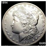 1894 Morgan Silver Dollar CHOICE AU