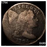 1794 Liberty Cap Large Cent NICELY CIRCULATED