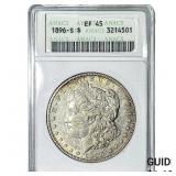 1896-S Morgan Silver Dollar ANACS EF45