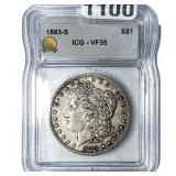 1883-S Morgan Silver Dollar ICG VF35