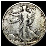 1929-S Silver Walking Liberty Half Dollar  NEARLY
