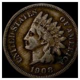 1908-S Indian Head Cent LIGHTLY CIRCULATED