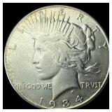 1934-S Silver Peace Dollar CLOSELY  UNCIRCULATED