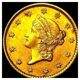 1853 Gold $1 Liberty Head Type 1 HIGH GRADE