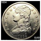 1834 Capped Bust Quarter CHOICE BU