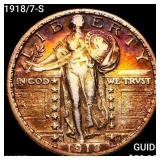 1918/7-S Standing Liberty Quarter HIGH GRADE