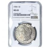1904 Morgan Silver Dollar NGC MS65