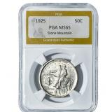 1925 Stone Mountain Half Dollar PGA MS65