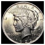 1923 Silver Peace Dollar CHOICE BU