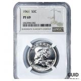 1961 Franklin Half Dollar NGC PF69