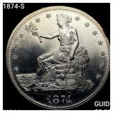1874-S Silver Trade Dollar CHOICE BU
