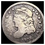 1836 Capped Bust Half Dime ABOUT UNCIRCULATED