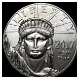 2017 Platinum $100 American Eagle 1 oz. GEM BU