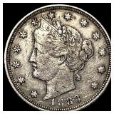 1883 Liberty Head Nickel (No Cents) NEARLY  UNCIR
