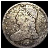 1839 Silver Half Dollar (Capped Bust) LIGHTLY  CI
