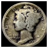 1921 Silver Mercury Dime NICELY CIRCULATED