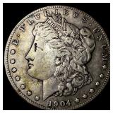 1904-S Silver Morgan Dollar NEARLY  UNCIRCULATED