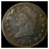 1812 Classic Head Large Cent NICELY  CIRCULATED