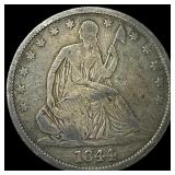 1844-O Silver Seated Liberty Half Dollar  LIGHTLY