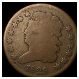 1828 Classic Head Half Cent LIGHTLY  CIRCULATED