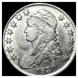 1830 Silver Capped Bust Half Dollar  UNCIRCULATED
