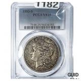 1883-S Morgan Silver Dollar PCGS VF25
