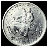 1925 Silver Stone Mountain Half Dollar  CLOSELY U
