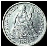 1887 Silver Seated Liberty Dime UNCIRCULATED