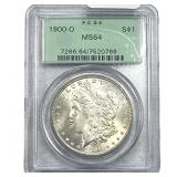 1900-O Morgan Silver Dollar PCGS MS64