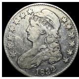 1832 Silver Capped Bust Half Dollar NEARLY  UNCIR