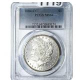 1884-CC Morgan Silver Dollar PCGS MS64