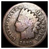 1870 Indian Head Cent NICELY CIRCULATED