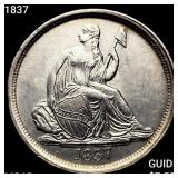1837 Seated Liberty Dime GEM BU
