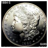 1884-S Morgan Silver Dollar UNCIRCULATED PL