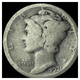 1921 Mercury Dime NICELY CIRCULATED