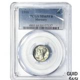 1916 Mercury Silver Dime PCGS MS65 FB