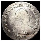 1807 Silver Draped Bust Half Dollar NICELY  CIRCU
