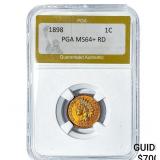 1898 Indian Head Cent PGA MS64+