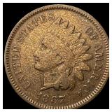 1867 Indian Head Cent LIGHTLY CIRCULATED