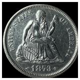 1873 Seated Liberty Dime UNCIRCULATED