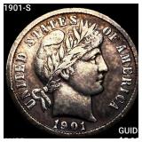 1901-S Barber Dime HIGH GRADE