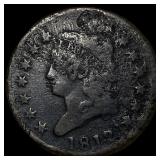 1817 Coronet Head Large Cent NICELY CIRCULATED