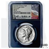 2020-W 1oz Palladium Eagle $25 NGC MS70 High Relie